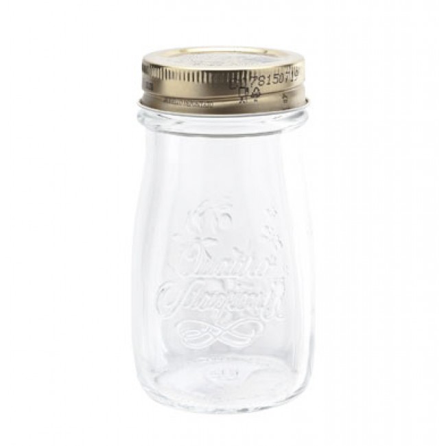 Set de 12 bocaux /mini bouteilles/ pots à confiture conserve 20 cl en verre avec couvercles 56mm - Quattro Stagioni - Bormioli Rocco