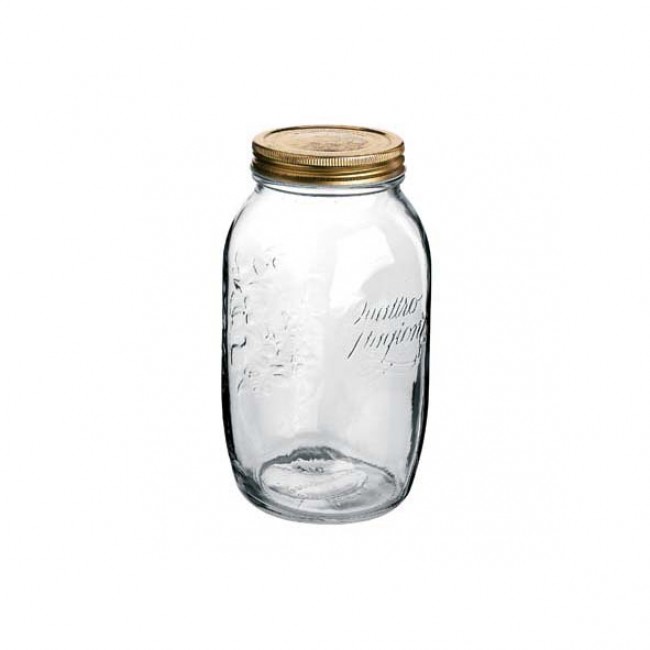 Set de 12 bocaux / pots à conserve 150 cl en verre avec couvercles 86mm - Quattro Stagioni - Bormioli Rocco