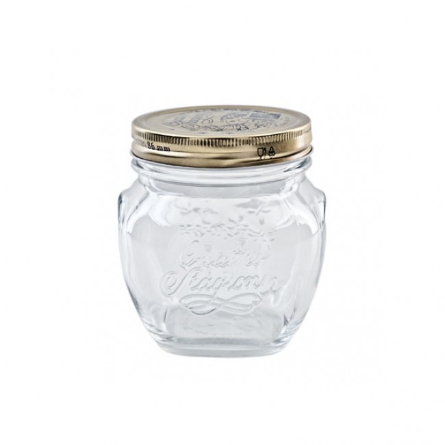 Set de 12 bocaux / pots à confiture conserve 50 cl en verre avec couvercles 86mm - Quattro Stagioni - Bormioli Rocco