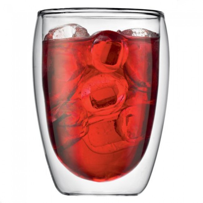 Set de 4 verres double paroi 8cl et 35cl - Pavina - Bodum