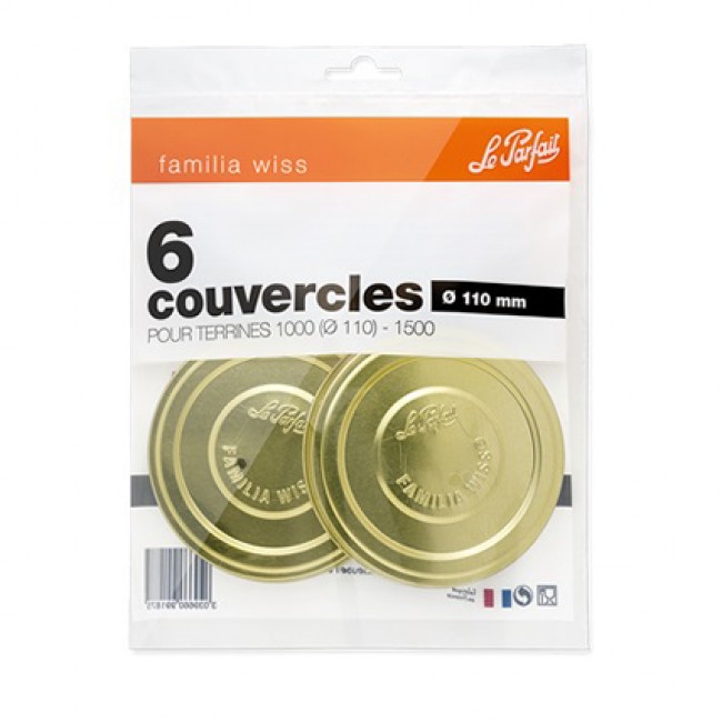 Terrine hermetique en verre 750g joint 100mm - super - le parfait