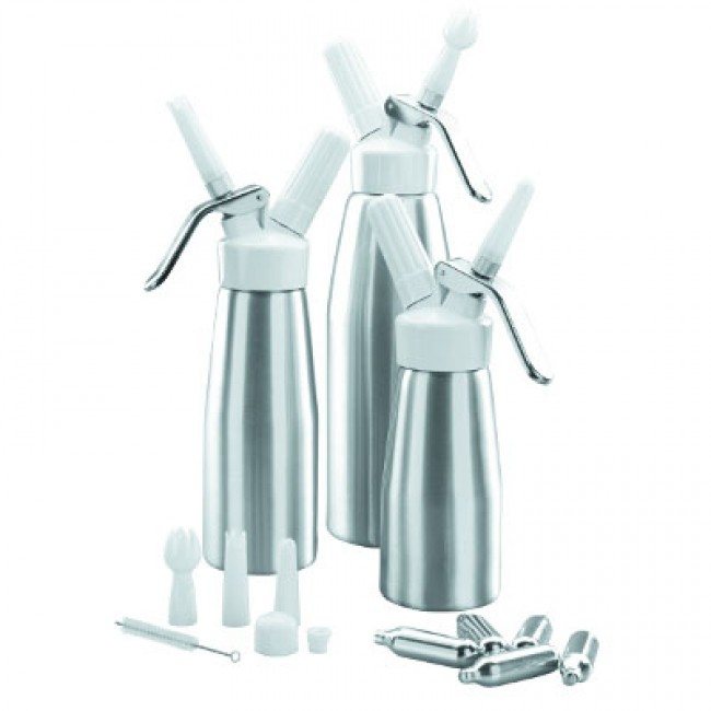 Siphon professionnel à chantilly, crèmes et mousses - 50cl - Siphons - Lacor