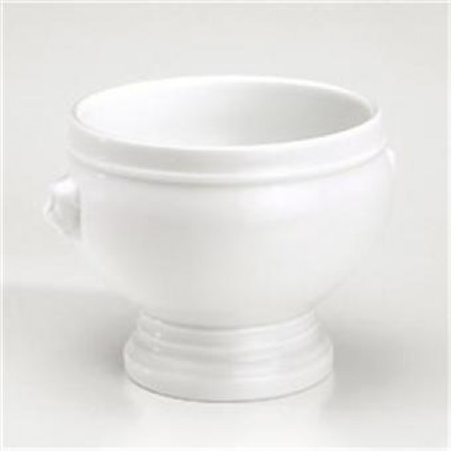 Soupière tête de lion 40cl blanche en porcelaine - Pillivuyt