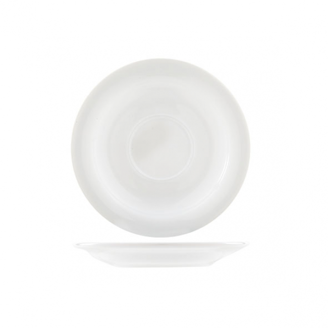 Sous-tasse blanche 11cm -  Restaurant Uni - Arcoroc