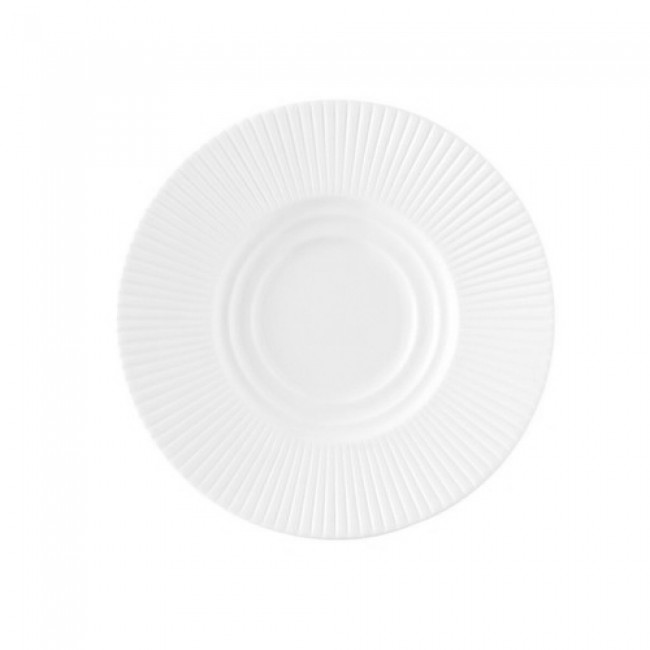 Assiette plate ronde blanche 28cm - Spazio - Spal