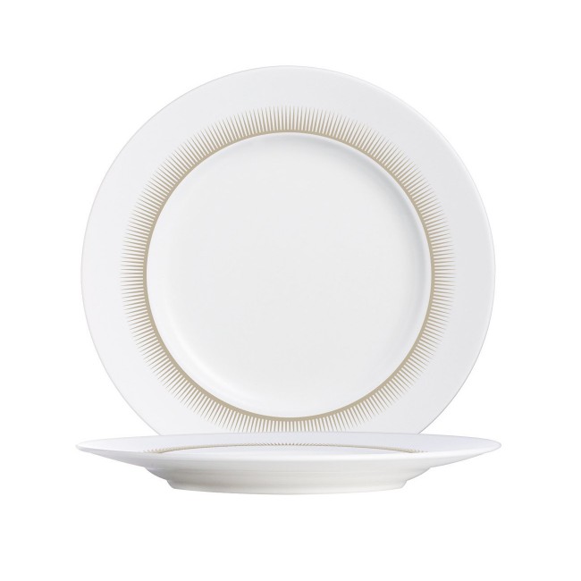 Assiette plate carrée 18x18cm blanche en porcelaine- A l'unité - Tokio - Cosy & Trendy