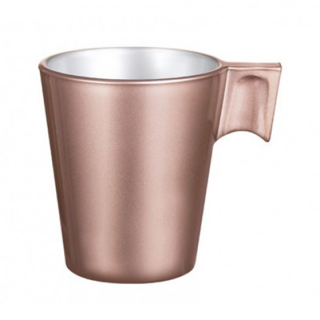 Tasse à espresso 8cl en verre rose - Lot de 6 - Flashy Expresso - Luminarc
