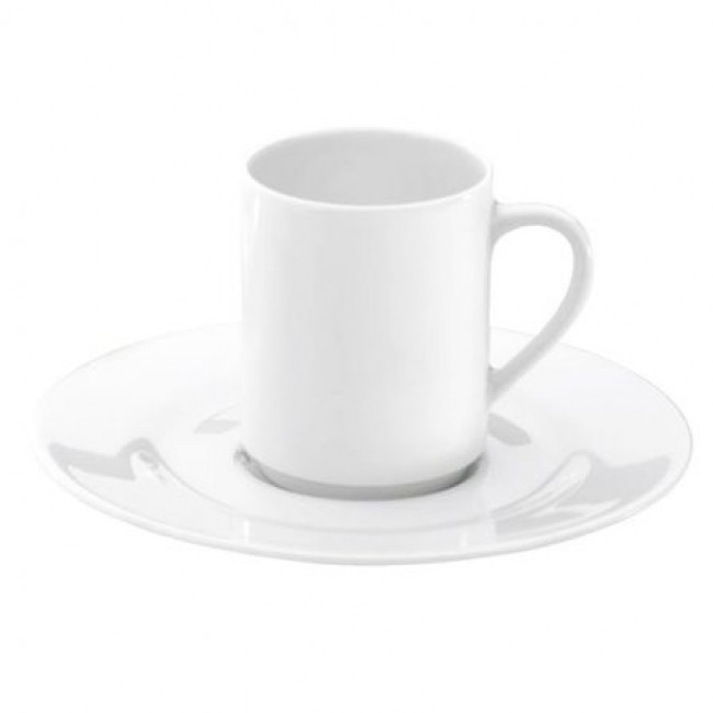 Tasse à moka blanche 8cl en porcelaine - Valencay - Pillivuyt
