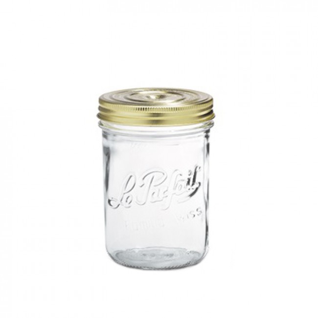 Terrine en verre 750g avec couvercle a vis 100mm - famila wiss - le parfait