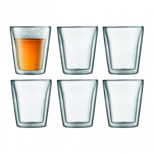 Verre double paroi 20cl - Lot de 6 - Canteen - Bodum