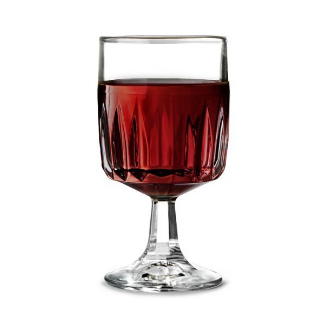 Verre à vin à pied à facette 31cl Winchester Duratuff - Lot de 6 - Winchester - Libbey