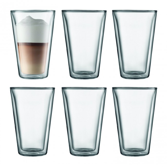 Verre double paroi 40cl - Lot de 4 - Canteen - Bodum