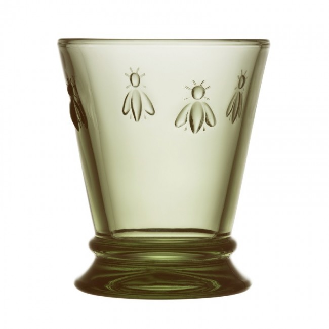 verre à eau - gobelet vert 26cl - Lot de 4 - Abeille - La Rochère