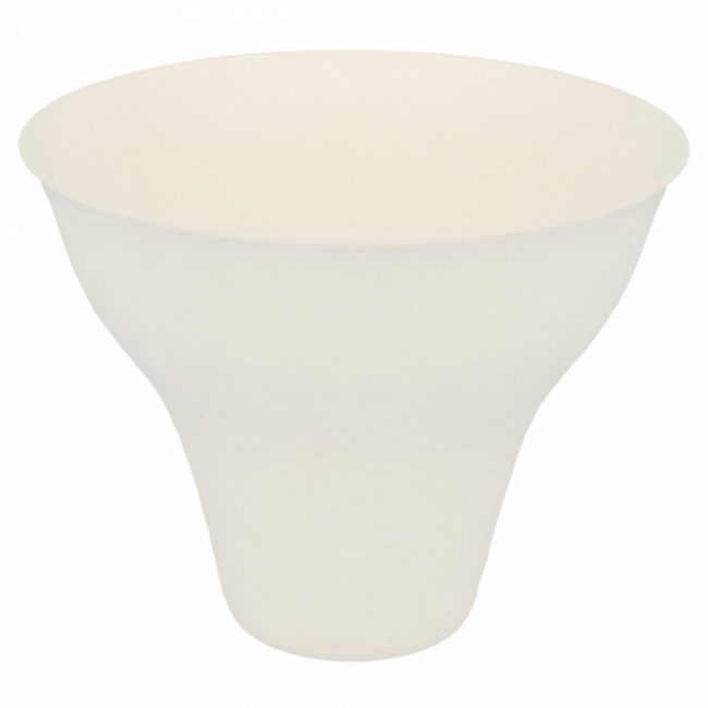 Verre à vin 260 ml cellulose blanc haut de gamme - Lot de 50 - Bionic Wasara - AZ Boutique