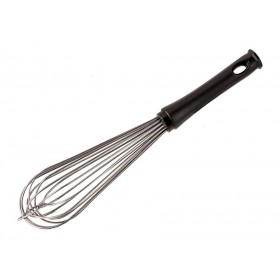 Fouet 8 fils 25cm en inox - manche en polypropylène