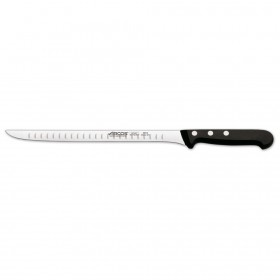 Couteau à jambon - lame inox alvéolée Nitrum 24cm - A l'unité