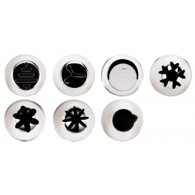 Douille pâtissière - Inox - Lot de 7