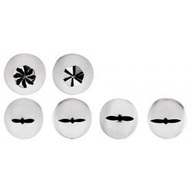 Douille pâtissière - Inox - Lot de 6