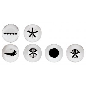 Douille pâtissière - Inox - Lot de 6