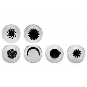 Douille pâtissière - Inox - Lot de 6