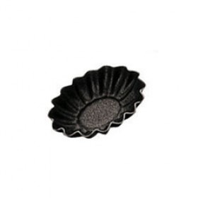 Moule à mini tartelette ovale / barquette 4,5cm x 3,5cm - Lot de 6