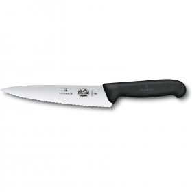 Couteau de chef lame 19 cm manche fibrox noir