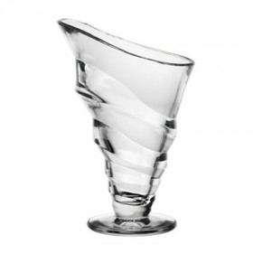 Coupe à glace haute 27cl en verre pressé - Lot de 6