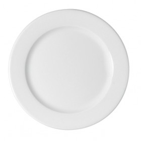 Assiette plate petite aile Maître blanche 20cm