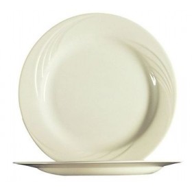 Assiette plate blanche 22cm - Lot de 6