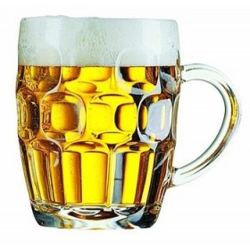 Verre à bière - chope à anse 56cl - Lot de 12