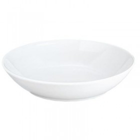 Assiette calotte / creuse 23cm blanche en porcelaine - A l'unité
