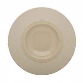Assiette creuse gourmet ronde petit bassin 23cm dune - A l'unité