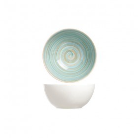 Bol rond blanc et bleu 14.5cm - Lot de 6