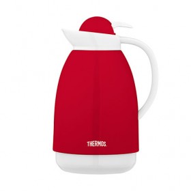 Carafe isotherme verre 1L rouge et blanche