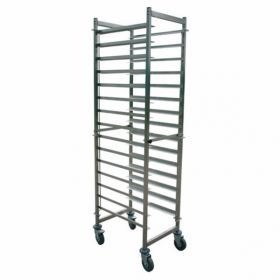 Echelle gastronorme GN 2/1 acier inoxydable 15 niveaux 73x184x10,5cm