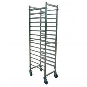 Echelle gastronorme GN 2/1 acier inoxydable 20 niveaux 73x170,5x10,5cm