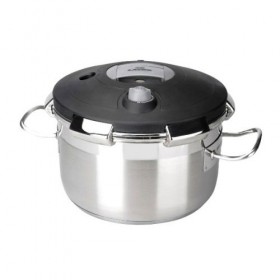 Cocotte à pression 15 L avec couvercle inox 18/10 - Ø 32 cm