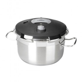 Cocotte à pression 18 L avec couvercle inox 18/10 - Ø 32 cm