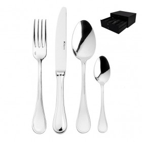 Coffret ménagère 124 pièces manche orfèvre inox 18/10