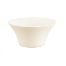 Coupelle conique blanc 11cm en Zenix