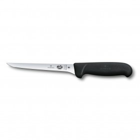 Couteau à désosser lame flexible 15cm manche synthétique noir