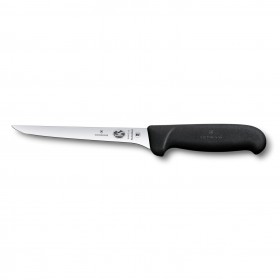 Couteau à désosser lame flexible 12cm manche synthétique noir