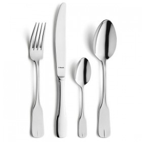 Couteau à dessert 18/0 de 3mm finition miroir - Lot de 6