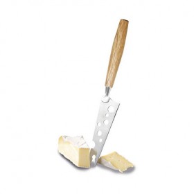 Couteau à fromage manche en bois 25.5cm - pâte molle