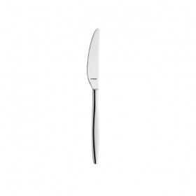 Couteau de table monobloc 18/10 de 3mm finition miroir- Lot de 6