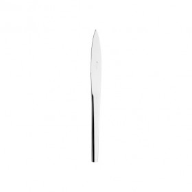 Couteau de table monobloc lame scie n°1 inox 18/10 4mm - Lot de 6