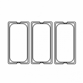 Couvercle GN 1/3 en polycarbonate pour référence 202.10/11 32,5X17,6cm