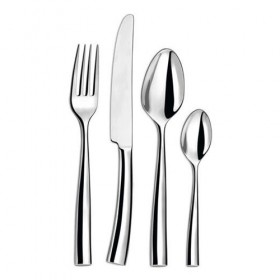 Cuillère à dessert en inox forgé 18/10 8mm - Lot de 6