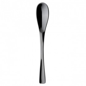 Cuillère à moka inox noir 18/10 - Lot de 6
