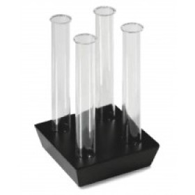 Support carré 10x10cm pour tubes à essai Ø1,9cm